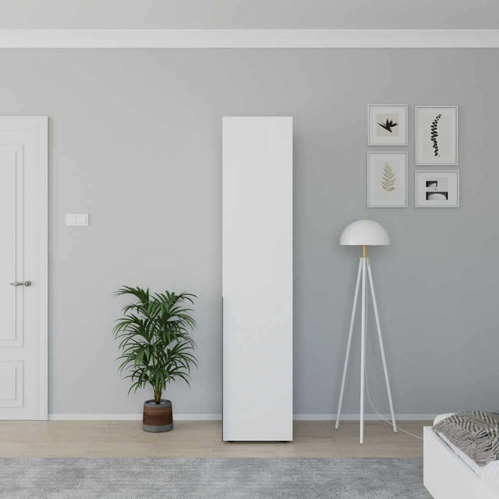 Hanah Home Armario Blanco con Estanterías